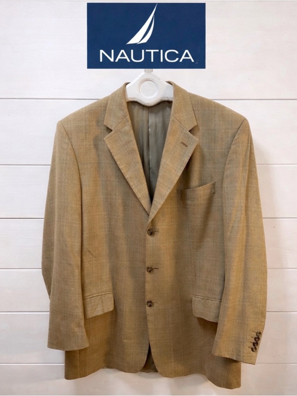 NAUTICA Classic Tailored Blazer – Tan – 46T